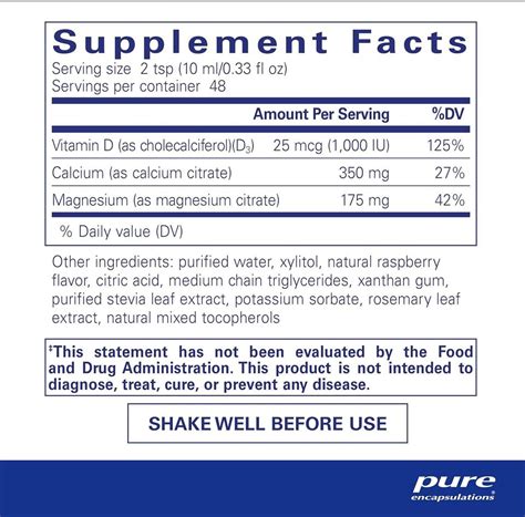 cal mag d|Calcium/Magnesium/Vitamin D Information